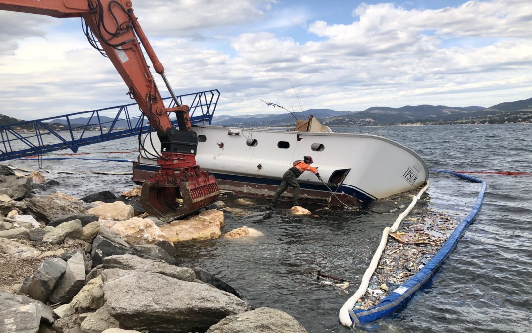 Removal of shipwreck M/Y Ipsum